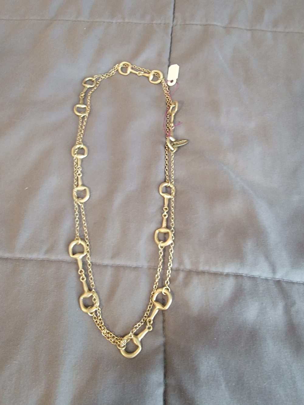 Plunder "VIENNA" Gold Link Necklace - Long
